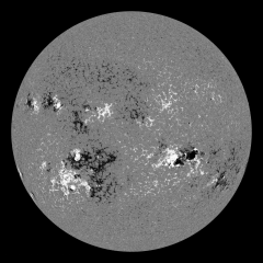 Image of Sun's magnetic field