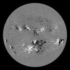 Image of Sun's magnetic field