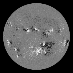 Image of Sun's magnetic field