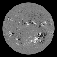 Image of Sun's magnetic field