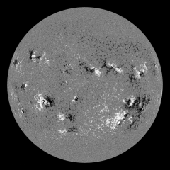 Image of Sun's magnetic field