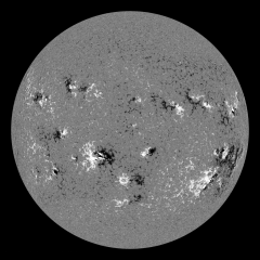 Image of Sun's magnetic field