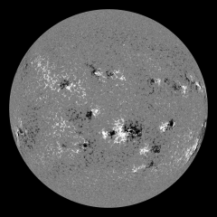 Image of Sun's magnetic field