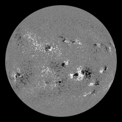 Image of Sun's magnetic field