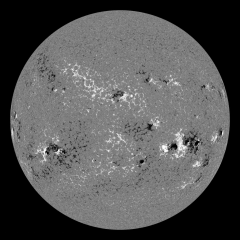 Image of Sun's magnetic field