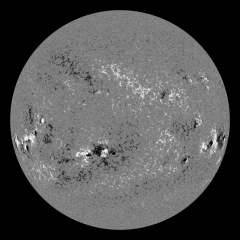 Image of Sun's magnetic field