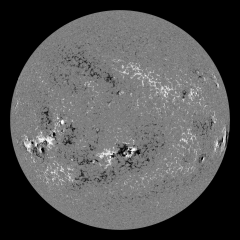 Image of Sun's magnetic field