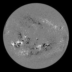 Image of Sun's magnetic field