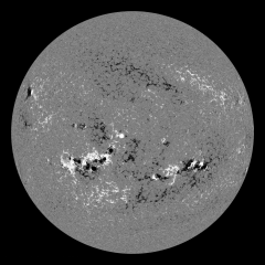 Image of Sun's magnetic field