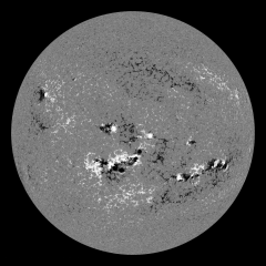 Image of Sun's magnetic field