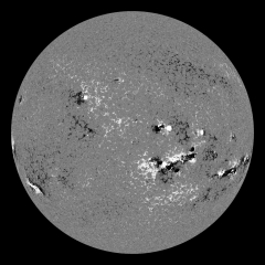 Image of Sun's magnetic field