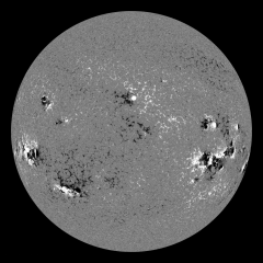 Image of Sun's magnetic field