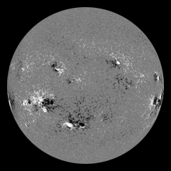 Image of Sun's magnetic field