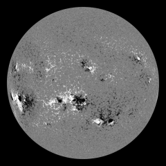 Image of Sun's magnetic field