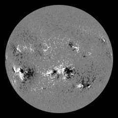 Image of Sun's magnetic field