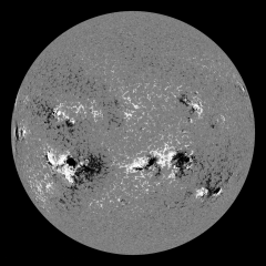 Image of Sun's magnetic field