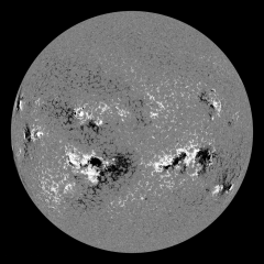 Image of Sun's magnetic field