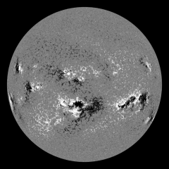 Image of Sun's magnetic field