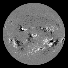 Image of Sun's magnetic field