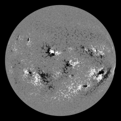 Image of Sun's magnetic field