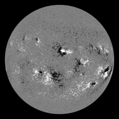 Image of Sun's magnetic field