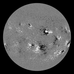 Image of Sun's magnetic field