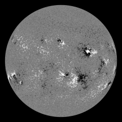 Image of Sun's magnetic field