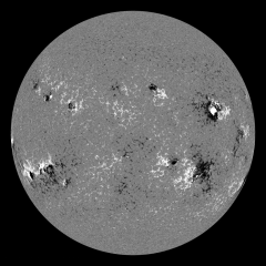 Image of Sun's magnetic field