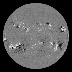 Image of Sun's magnetic field