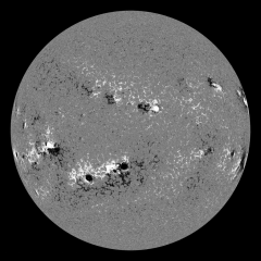 Image of Sun's magnetic field