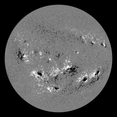 Image of Sun's magnetic field