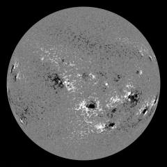 Image of Sun's magnetic field