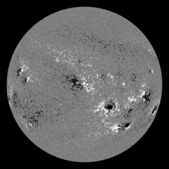 Image of Sun's magnetic field