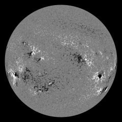 Image of Sun's magnetic field