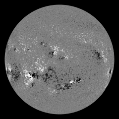 Image of Sun's magnetic field