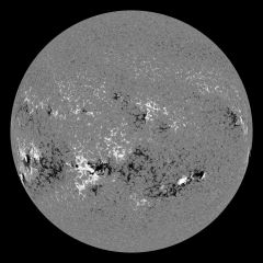 Image of Sun's magnetic field