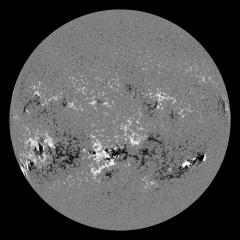 Image of Sun's magnetic field