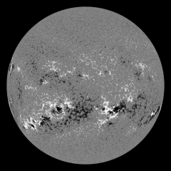 Image of Sun's magnetic field