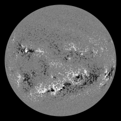 Image of Sun's magnetic field