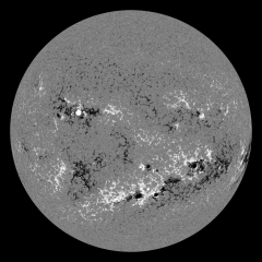 Image of Sun's magnetic field