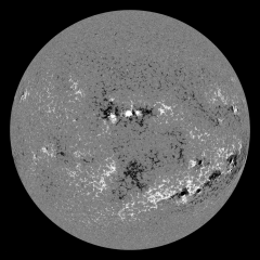 Image of Sun's magnetic field