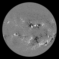 Image of Sun's magnetic field