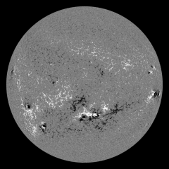 Image of Sun's magnetic field