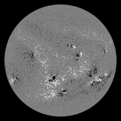 Image of Sun's magnetic field