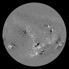 Image of Sun's magnetic field