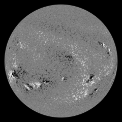 Image of Sun's magnetic field