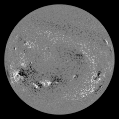 Image of Sun's magnetic field