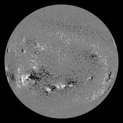 Image of Sun's magnetic field