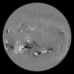 Image of Sun's magnetic field