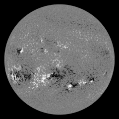 Image of Sun's magnetic field